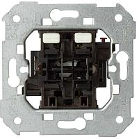 Выключатель жалюзи кнопочный с фиксацией без накладки без рамки Simon75 2-кл. картинка